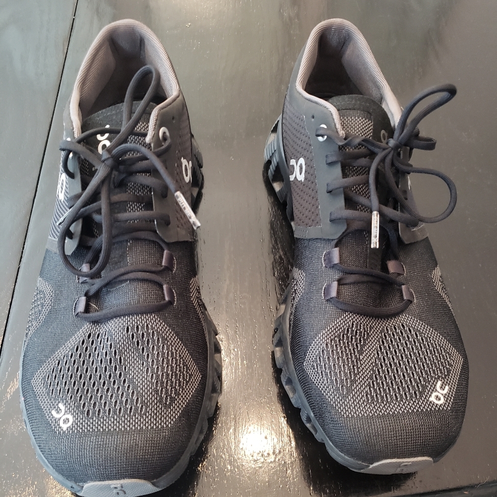 On Running Black and Gray Women's Sneakers